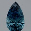 1.55 Ct. Fancy Vivid Blue Pear Lab Grown Diamond