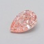 1.14 Ct. Fancy Vivid  Pink Pear Lab Grown Diamond