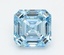3.06 Ct. Fancy Vivid  Blue Asscher Lab Grown Diamond