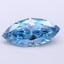 1.53 Ct. Fancy Vivid Blue Marquise Lab Grown Diamond