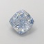 1.72 Ct. Fancy Intense  Blue Cushion Lab Grown Diamond