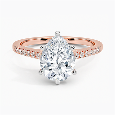 14K Rose Gold Sonora Diamond Ring