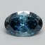 1.55 Ct. Fancy Intense Blue Oval Lab Grown Diamond