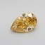 1.14 Ct. Fancy Intense Yellow Pear Lab Grown Diamond