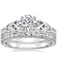 18K White Gold Aberdeen Diamond Ring with Hudson Ring