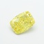 1.38 Ct. Fancy Intense  Yellow Cushion Lab Grown Diamond