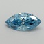 1.07 Ct. Fancy Vivid Blue Marquise Lab Grown Diamond