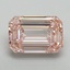 9.04 Ct. Fancy Intense Pink Emerald Lab Grown Diamond