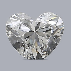 Heart diamond — real photo