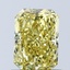 1.07 Ct. Fancy Vivid Yellow Radiant Lab Grown Diamond