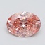 2.00 Ct. Fancy Vivid Pink Oval Lab Grown Diamond