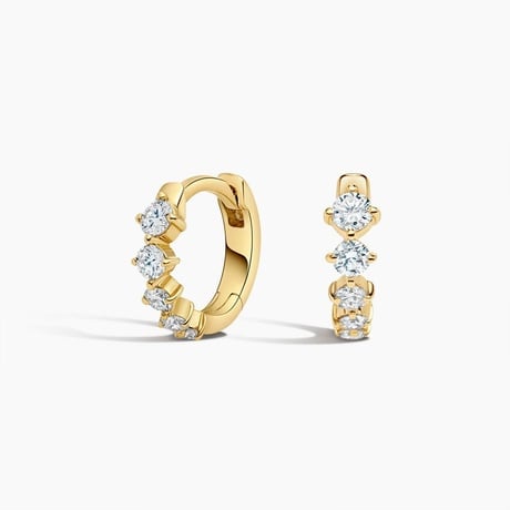 Matilda Diamond Huggie Hoop Earrings (1/4 ct. tw.)