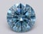 1.96 Ct. Fancy Vivid Blue Round Lab Grown Diamond