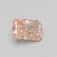 0.79 Ct. Fancy Vivid Pink Radiant Lab Grown Diamond