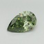 2.00 Ct. Fancy Vivid Green Pear Lab Grown Diamond