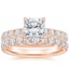 14K Rose Gold Luxe Anthology Diamond Bridal Set