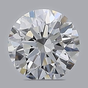 Round diamond — real photo