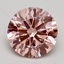2.21 Ct. Fancy Intense Pink Round Lab Grown Diamond