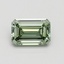 0.95 Ct. Fancy Vivid Green Emerald Lab Grown Diamond