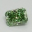1.30 Ct. Fancy Vivid Green Radiant Lab Grown Diamond