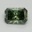1.02 Ct. Fancy Vivid Green Radiant Lab Grown Diamond