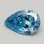 1.00 Ct. Fancy Vivid Blue Pear Lab Grown Diamond