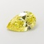 1.54 Ct. Fancy Intense Yellow Pear Lab Grown Diamond