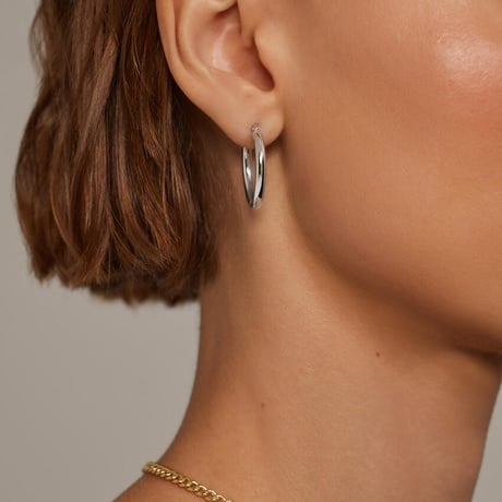 3mm Small Perfect Hoop Earrings