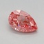 0.74 Ct. Fancy Vivid Pink Pear Lab Grown Diamond