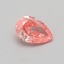 0.34 Ct. Fancy Vivid  Pink Pear Lab Grown Diamond