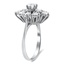 The Lane Ring, smalltop view on a hand