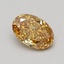 1.01 Ct. Fancy Vivid Yellow Oval Lab Grown Diamond