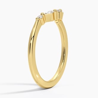 Cometa Contoured Diamond Ring