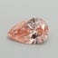 0.41 Ct. Fancy Vivid Pink Pear Lab Grown Diamond
