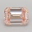 0.53 Ct. Fancy Intense Pink Emerald Lab Grown Diamond