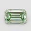 0.95 Ct. Fancy Vivid Green Emerald Lab Grown Diamond