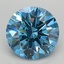 3.18 Ct. Fancy Vivid Blue Round Lab Grown Diamond