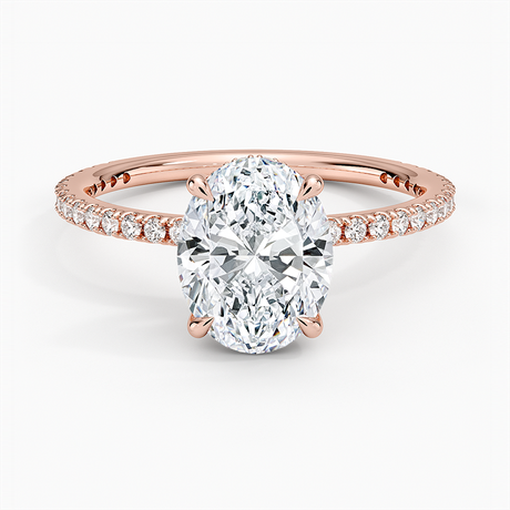 14K Rose Gold Perfect Fit Three-Quarter Diamond Ring (1/4 ct. tw.)