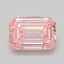 1.11 Ct. Fancy Vivid  Pink Emerald Lab Grown Diamond