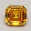 1.52 Ct. Fancy Vivid Yellowish Orange Emerald Lab Grown Diamond