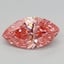 0.98 Ct. Fancy Vivid Pink Marquise Lab Grown Diamond