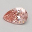 0.50 Ct. Fancy Vivid Pink Pear Lab Grown Diamond