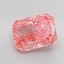 10.17 Ct. Fancy Vivid Pink Radiant Lab Grown Diamond