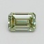 1.11 Ct. Fancy Intense Green Emerald Lab Grown Diamond