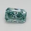 1.0 Ct. Fancy Vivid New_Mst Green Radiant Lab Grown Diamond