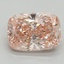 2.10 Ct. Fancy Intense Pink Cushion Lab Grown Diamond