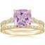 14K Yellow Gold Primrose Diamond Ring with Luxe Sonora Diamond Ring (1/4 ct. tw.)