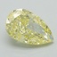 1.30 Ct. Fancy Intense Yellow Pear Lab Grown Diamond
