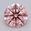 2.30 Ct. Fancy Vivid  Pink Round Lab Grown Diamond