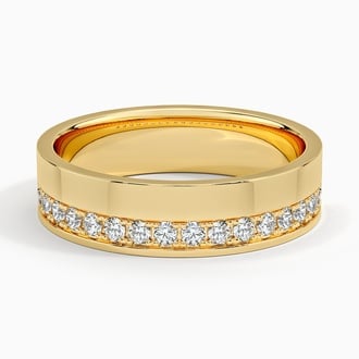 Austin Diamond 5.5mm Wedding Ring (1/3 ct. tw.) in 18K Yellow Gold